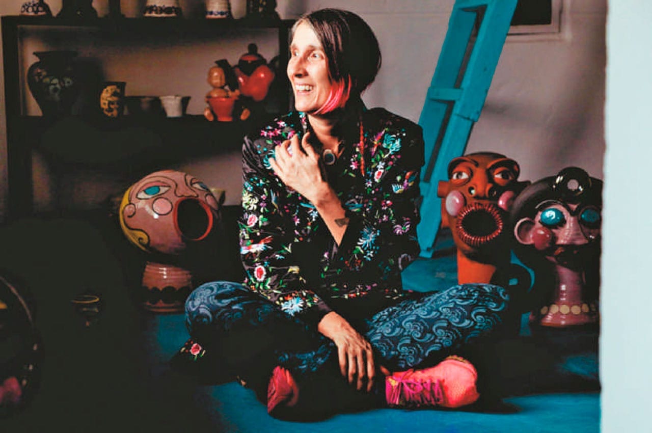 Andrea Echeverri, integrante de Aterciopelados, es egresada de Arte.