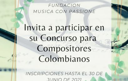 Concurso de composición sinfónica 2021 – 2022 | Fundación Música con Passione