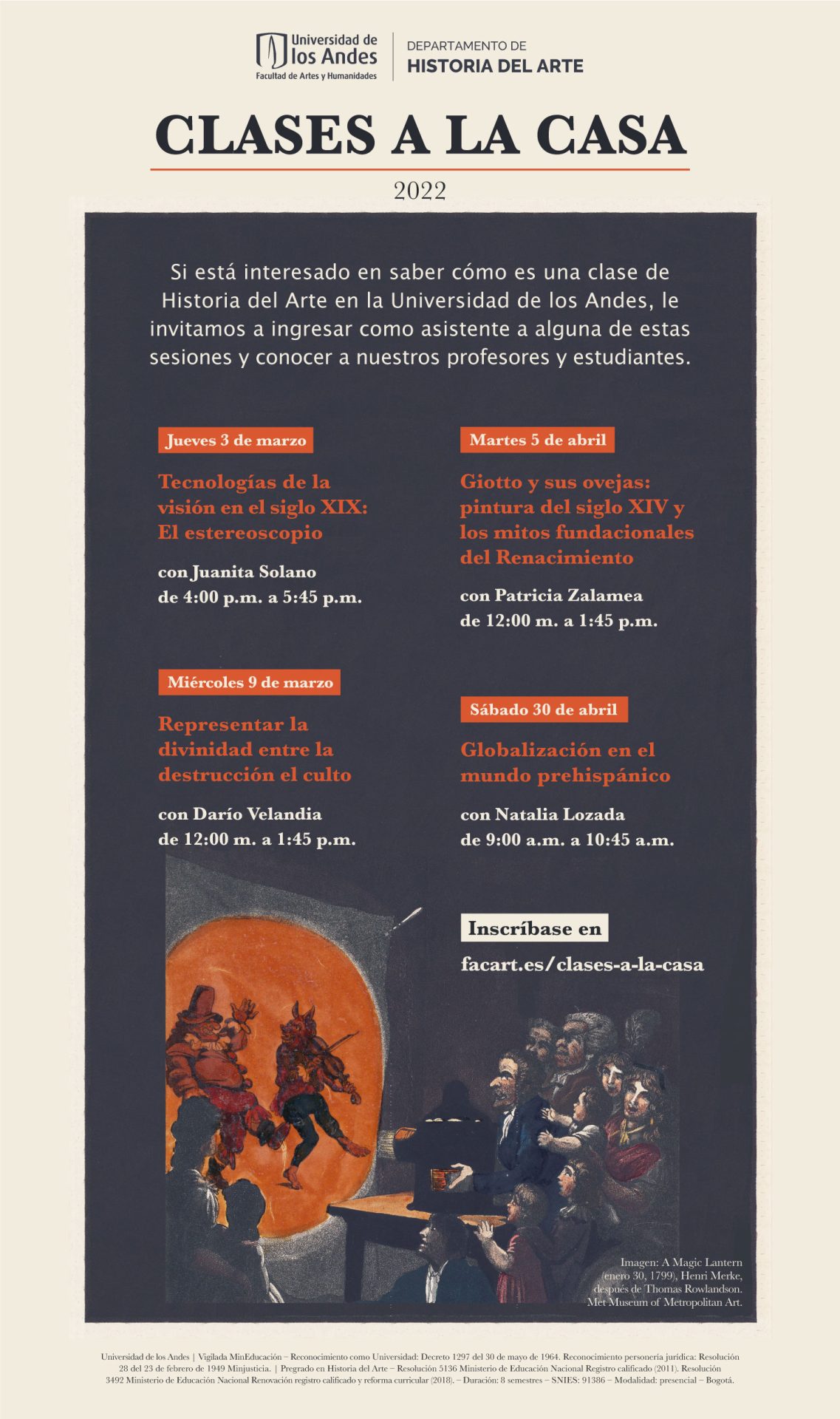 Ingrese como asistente a alguna de estas sesiones y conozca a nuestros profesores