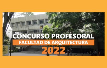 Convocatoria: concurso profesoral | Facultad de Arquitectura | Universidad Nacional