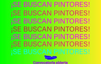 Se buscan pintores | Convocatoria abierta