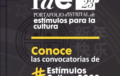 Convocatorias del Programa Distrital de Estímulos 2023